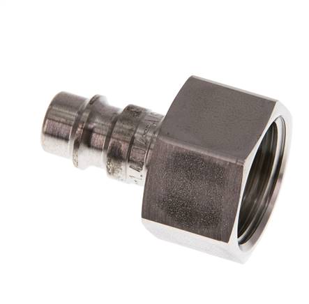 Acier inoxydable 316L DN 7.2 (Euro) Air Coupling Plug G 1/2 inch Female