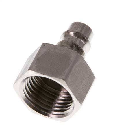 Acier inoxydable 316L DN 7.2 (Euro) Air Coupling Plug G 1/2 inch Female