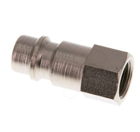 Acier trempé DN 7.2 (Euro) Air Coupling Plug G 1/8 inch Female [2 Pièces].