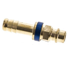 Laiton DN 7.2 (Euro) Bouchon de raccord d'air à code bleu Pilier de tuyau de 9 mm