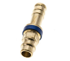 Laiton DN 7.2 (Euro) Bouchon de raccord d'air à code bleu Pilier de tuyau de 9 mm