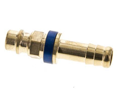 Laiton DN 7.2 (Euro) Bouchon de raccord d'air à code bleu Pilier de tuyau de 9 mm