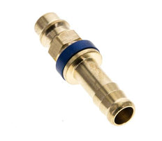 Laiton DN 7.2 (Euro) Bouchon de raccord d'air à code bleu Pilier de tuyau de 9 mm