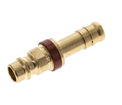 Laiton DN 7.2 (Euro) Bouchon de raccord d'air à code brun Pilier de tuyau de 9 mm