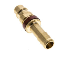 Laiton DN 7.2 (Euro) Bouchon de raccord d'air à code brun Pilier de tuyau de 9 mm