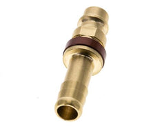 Laiton DN 7.2 (Euro) Bouchon de raccord d'air à code brun Pilier de tuyau de 9 mm