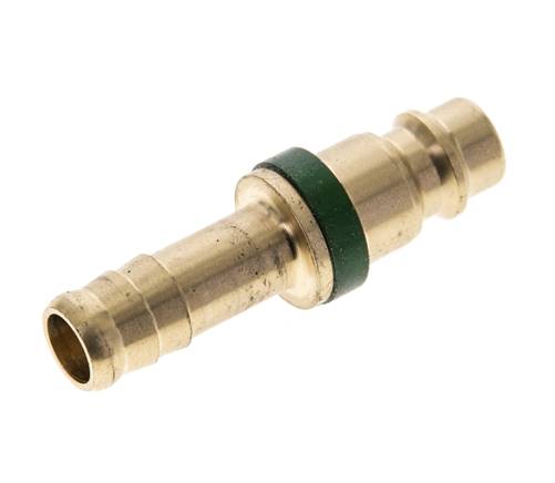 Laiton DN 7.2 (Euro) Bouchon de raccord d'air à code vert Pilier de tuyau de 9 mm