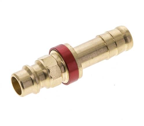 Laiton DN 7.2 (Euro) Code rouge Bouchon de raccord d'air Pilier de tuyau de 9 mm