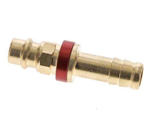 Laiton DN 7.2 (Euro) Code rouge Bouchon de raccord d'air Pilier de tuyau de 9 mm
