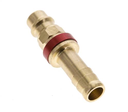 Laiton DN 7.2 (Euro) Code rouge Bouchon de raccord d'air Pilier de tuyau de 9 mm