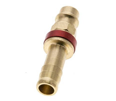Laiton DN 7.2 (Euro) Code rouge Bouchon de raccord d'air Pilier de tuyau de 9 mm