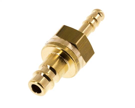 Laiton DN 7.2 (Euro) Coupleur d'air Bouchon 6 mm Pilier de tuyau Sécurité