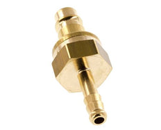 Laiton DN 7.2 (Euro) Coupleur d'air Bouchon 6 mm Pilier de tuyau Sécurité