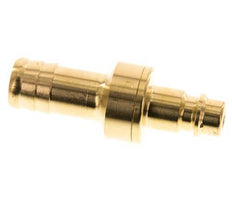 Brass DN 7.2 (Euro) Air Coupling Plug 13 mm Hose Pillar Double Shut-Off