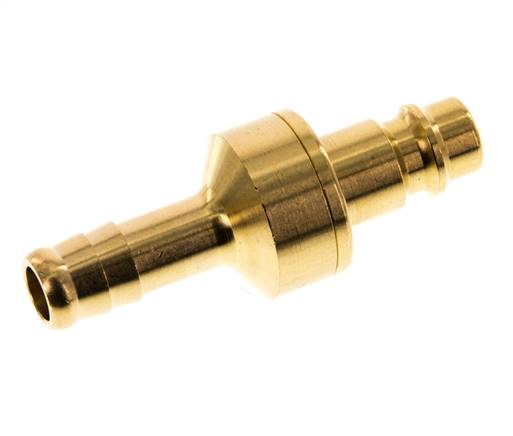 Laiton DN 7.2 (Euro) Coupleur d'air Bouchon 9 mm Pilier de tuyau Double obturation