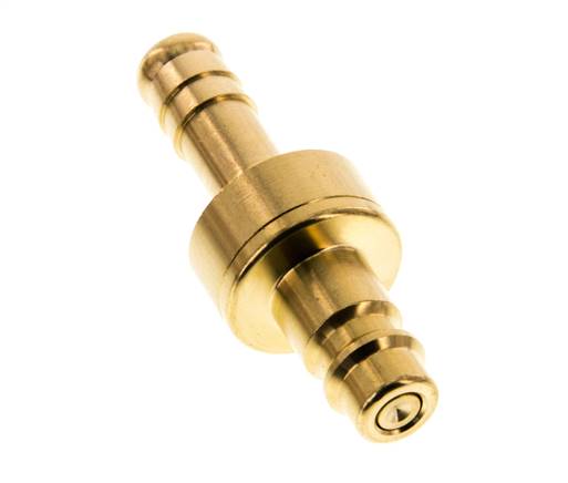 Laiton DN 7.2 (Euro) Coupleur d'air Bouchon 9 mm Pilier de tuyau Double obturation