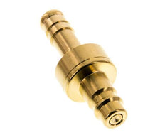 Laiton DN 7.2 (Euro) Coupleur d'air Bouchon 9 mm Pilier de tuyau Double obturation