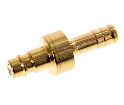Laiton DN 7.2 (Euro) Coupleur d'air Bouchon 9 mm Pilier de tuyau Double obturation