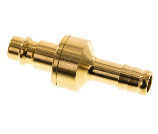 Laiton DN 7.2 (Euro) Coupleur d'air Bouchon 9 mm Pilier de tuyau Double obturation