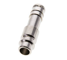 Nickel-plated Brass DN 7.2 (Euro) Air Coupling Plug 10 mm Hose Pillar [2 Pieces]