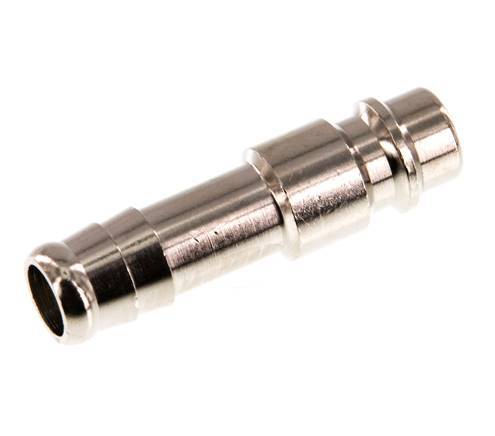 Nickel-plated Brass DN 7.2 (Euro) Air Coupling Plug 9 mm Hose Pillar [2 Pieces]
