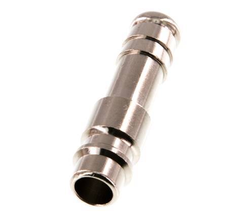 Nickel-plated Brass DN 7.2 (Euro) Air Coupling Plug 9 mm Hose Pillar [2 Pieces]