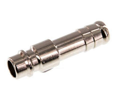 Nickel-plated Brass DN 7.2 (Euro) Air Coupling Plug 9 mm Hose Pillar [2 Pieces]