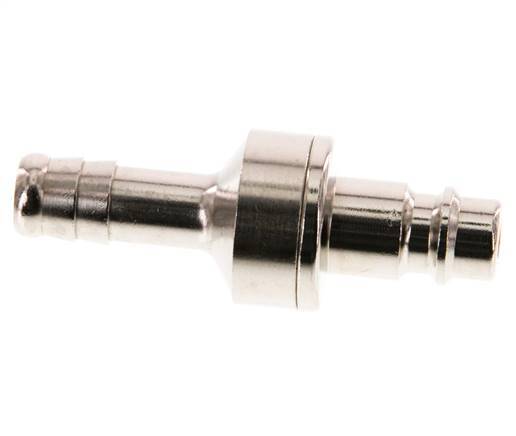 Nickel-plated Brass DN 7.2 (Euro) Air Coupling Plug 9 mm Hose Pillar Double Shut-Off