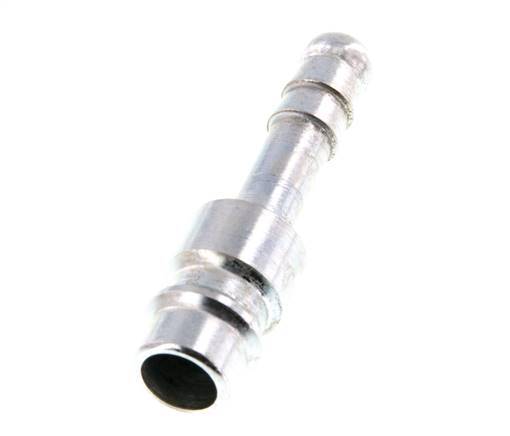 Hardened steel DN 7.2 (Euro) Air Coupling Plug 6 mm Hose Pillar [2 Pieces]