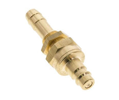 Laiton DN 7.2 (Euro) Air Coupling Plug 10 mm Hose Pillar Bulkhead Double Shut-Off