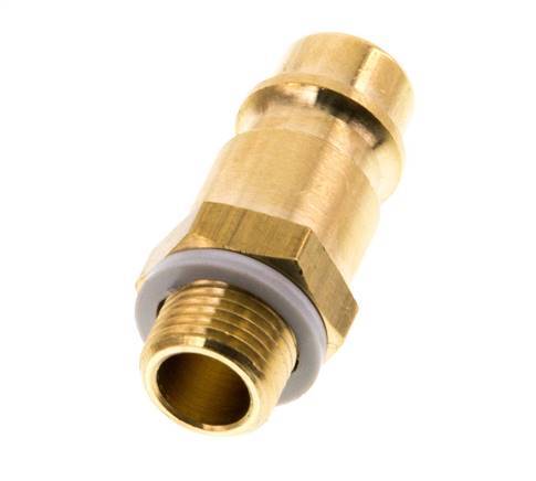 Brass DN 7.2 (Euro) Air Coupling Plug G 1/8 inch Male [5 Pieces]
