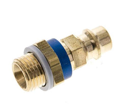 Raccord d'air en laiton DN 7.2 (Euro) à code bleu Bouchon G 1/4 pouce mâle