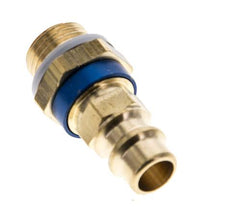 Raccord d'air en laiton DN 7.2 (Euro) à code bleu Bouchon G 1/4 pouce mâle