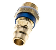 Raccord d'air en laiton DN 7.2 (Euro) à code bleu Bouchon G 1/4 pouce mâle