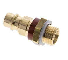 Raccord d'air en laiton DN 7.2 (Euro) à code brun Bouchon G 1/4 pouce mâle