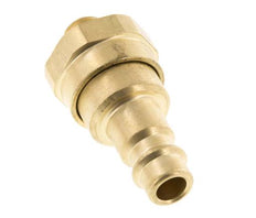 Bouchon de raccord d'air en laiton DN 7.2 (Euro) G 1/8 pouce mâle avec clapet anti-retour