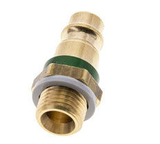Laiton DN 7.2 (Euro) Bouchon de raccord d'air codé vert G 1/4 pouce mâle