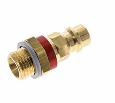 Raccord d'air en laiton DN 7.2 (Euro) codé rouge Bouchon G 1/4 pouce mâle