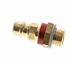 Raccord d'air en laiton DN 7.2 (Euro) codé rouge Bouchon G 1/4 pouce mâle
