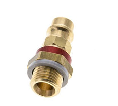 Raccord d'air en laiton DN 7.2 (Euro) codé rouge Bouchon G 1/4 pouce mâle
