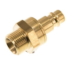 Bouchon de raccord d'air en laiton DN 7.2 (Euro) G 3/8 pouce mâle à double obturation
