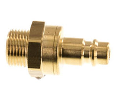 Bouchon de raccord d'air en laiton DN 7.2 (Euro) G 3/8 pouce mâle à double obturation