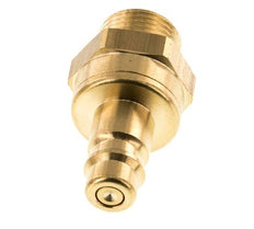 Bouchon de raccord d'air en laiton DN 7.2 (Euro) G 3/8 pouce mâle à double obturation