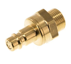 Bouchon de raccord d'air en laiton DN 7.2 (Euro) G 3/8 pouce mâle à double obturation