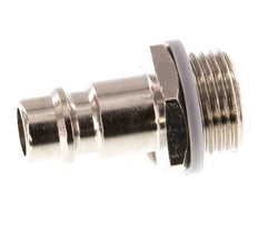 Nickel-plated Brass DN 7.2 (Euro) Air Coupling Plug G 3/8 inch Male [2 Pieces]