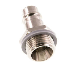 Nickel-plated Brass DN 7.2 (Euro) Air Coupling Plug G 3/8 inch Male [2 Pieces]