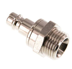 Laiton nickelé DN 7.2 (Euro) Bouchon de raccord d'air G 1/2 pouce mâle à double obturation