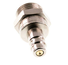 Laiton nickelé DN 7.2 (Euro) Bouchon de raccord d'air G 1/2 pouce mâle à double obturation