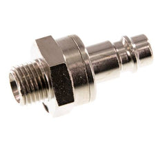 Laiton nickelé DN 7.2 (Euro) Bouchon de raccord d'air G 1/4 pouce mâle à double obturation