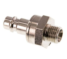Laiton nickelé DN 7.2 (Euro) Bouchon de raccord d'air G 1/4 pouce mâle à double obturation